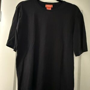 Faconnable Black Short Sleeve Tee